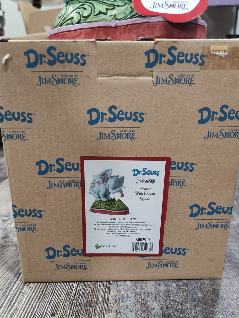 Dr Seuss, Jim Shore, Horton With A Flower, Horton Hears A Who, Figurine, 2018 - Picture 9 of 10